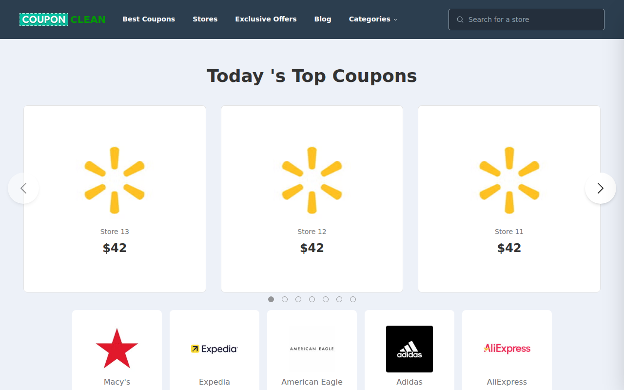 Preview Web tổng hợp mã giảm giá